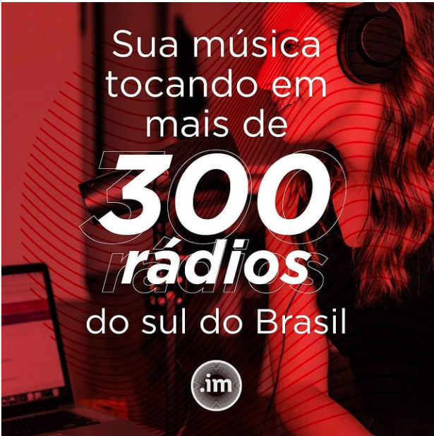 Sua música em mais de 300 rádios no Brasil